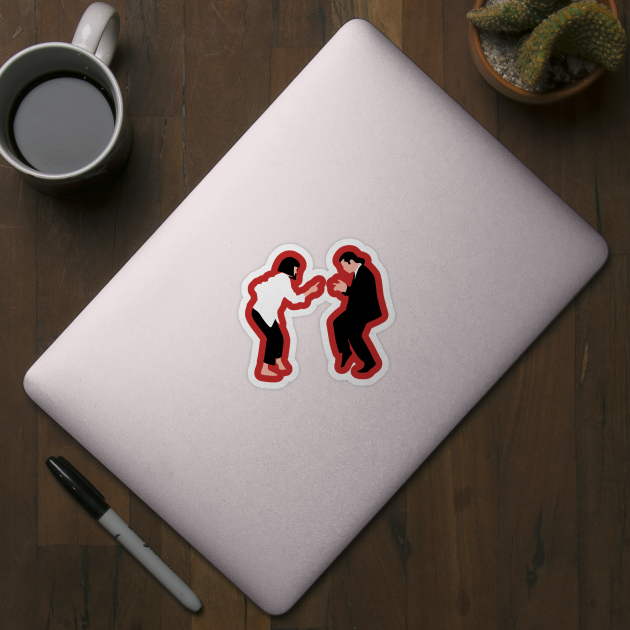 Teenage Wedding Pulp Fiction Sticker TeePublic
